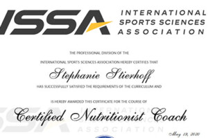 Click to View Certification Nutrition